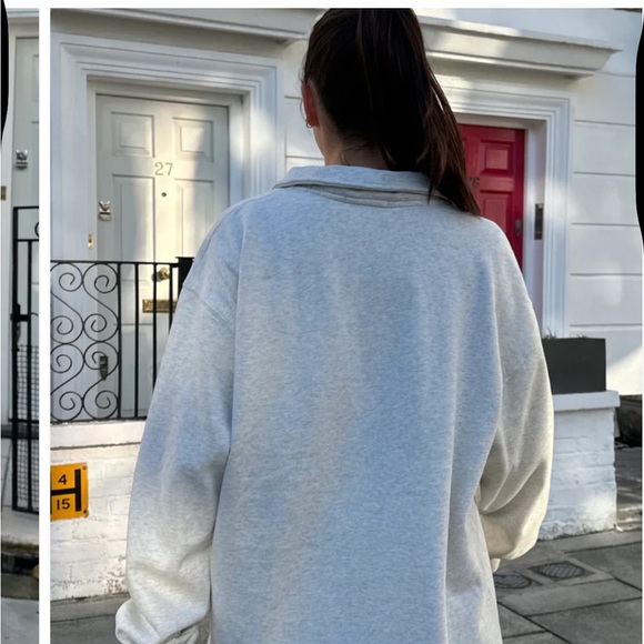 MISSY COLLAR SWEATSHIRT- Brandy Melville - Picture 3 of 8